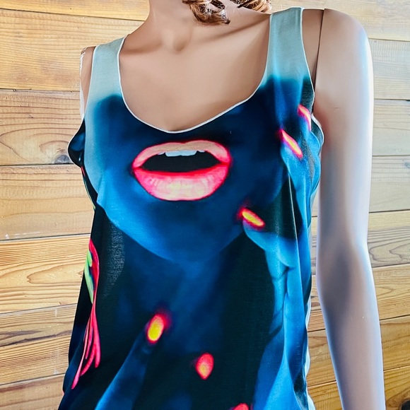 LSD IBIZA New Sexy Black Light Nightclub / Festival TANK TOP Must See! M - Picture 3 of 16